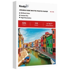 Double Sided Matte Presentation Photo Paper 11x17 Inch 32lb 110 Sheets Inkjet picture