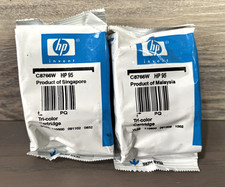 Lot Of 2 HP Tri-color 95 Color Ink Cartridge Genuine  OEM C8766W picture