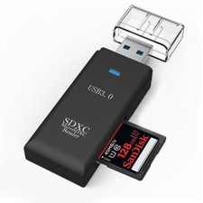 2 in 1 USB 3.0 Micro SD SDXC TF T-Flash Memory Card Reader Adapter High Speed US picture