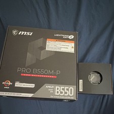 MSI PRO B550M-P B550 AM4 MicroATX Motherboard DDR4 AMD cpu cooler includedd picture