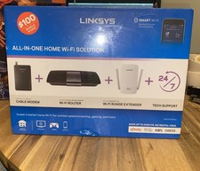 Linksys EA6400, RE6400, CM3008 Black All-In-One Home Wi-Fi Solution  F5Z0644 picture