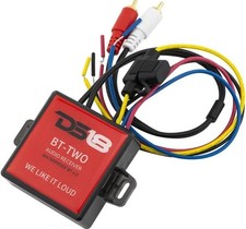 DS18 BTTWO Bluetooth Receiver - IP65 Waterproof Rated, BT 4.0, Remote Red  picture