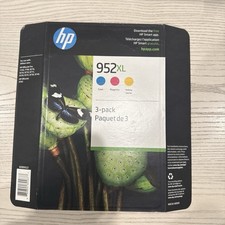 HP 952XL High Yield OG Ink Cartridges, Cyan/Mag/Yellow, 3 PK, Exp 2028 picture