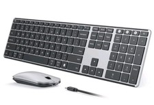 seenda Wireless Bluetooth Keyboard and Mouse Combo (USB + Dual BT) SKM64-2 picture