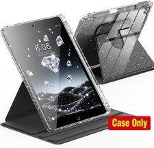Case for iPad 9th Generation 10.2 Inch, Cute Glitter Cover with 360 Rotation, Pe picture