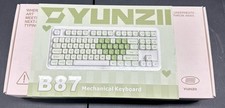 YUNZII B87 Wireless Mechanical Keyboard,QMK/VIA Programmable Green picture