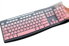 Ultra Thin Silicone Keyboard Cover for Logitech K200 K260 K270 MK270 Skin picture