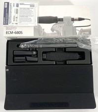 New Open Box Sony ECM-680S Electret Stereo Condenser Microphone w Mount & Screen picture