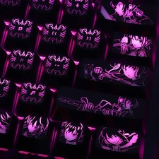 Games Fate/stay night Keycap Set Backlit Keycaps f/Mechanical Keyboard Customiz picture