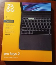ZAGG Pro Keys 2 Wireless Keyboard Case For iPad 10 Gen Detachable Keyboard picture