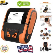 Portable 80mm POS Printer, Mobile Thermal Receipts Printer, USB&Bluetooth Con... picture