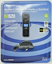 Cisco Linksys Dual-Band Wireless-N USB Network Adapter Model No WUSB600N NIP picture