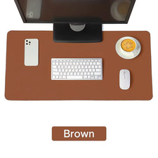 Large Size Office Computer Desk Protector Mat PU Leather Waterproof Non Slip Mou picture