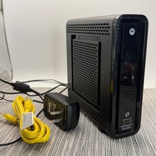Motorola SURFboard SBG6580 DOCSIS 3.0 Cable Modem Wi-Fi Router N600 4-Port Black picture
