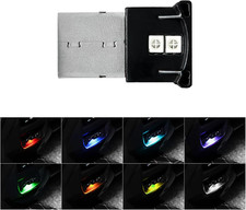 Mini USB LED Light 8 Colors RGB Car USB LED Interior Atmosphere Light Adjustab picture