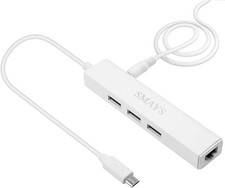 Ethernet Adapter USB Hub for Chromecast Wired Internet RJ45 Micro USB LAN picture