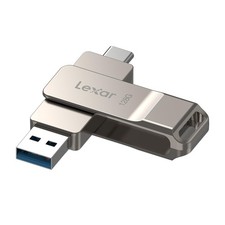 Lexar D40E 128Gb Dual Usb 3.2 Gen 1 Type-C Jump Drive Usb-C Flash Metal Housing picture