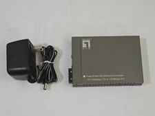 Level One 10_100BaseTX to 100FX Media Converter FVT-4301 with Power Supply picture