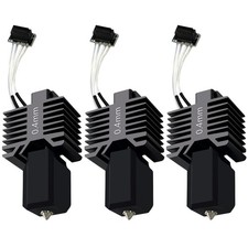 3 PCS P1S/P1P 0.4MM Upgraded Integrated Hotend Kit Hardened Steel Nozzle picture