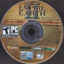 Empire Earth II 2 Presale Demo Disk PC DVD w/ 24 track mp3 video game soundtrack picture