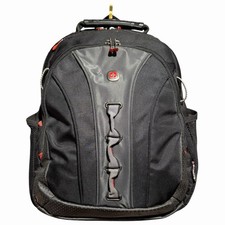 Wenger Legacy Notebook Backpack Swiss Gear Black Gray Laptop Carry On 16” picture