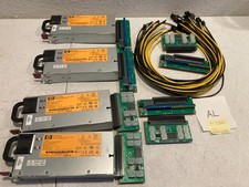 4x HP 750W Server PSU HSTNS-PL18 506822-201 Mining Breakout Boards Cables picture