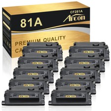 10PK CF281A 81A Toner Cartridge For HP LaserJet Enterprise Flow MFP M630dn M630z picture