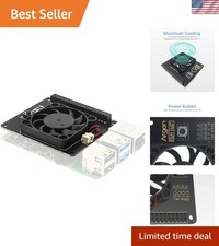 Argon Fan HAT for Raspberry Pi 4 & 3-40mm PWM Fan, Power Button picture
