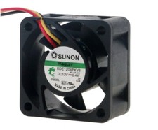 Sunon MagLev KDE1204PKV3-MS.AR.GN 3Pin 12V 5200RPM, 6.3cfm,18dB-A, Super Silence picture