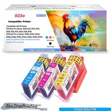 Compatible with HP 923e 3PK CYM Ink 800 Pages 8120 8130 8122e 8135e 8139e 8132e picture