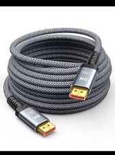 Capshi Fiber Optic DisplayPort Cable 50FT, 8K Long DP Cable 1.4 (8K@60Hz, 4K@... picture