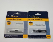 Lot of 2 Fluke Networks 66 Punch Down Blades – Model 10056500 – New / Excellent picture