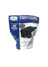 Inkjet Cartridges 2  Members Mark Black=  Compatable HP 950XL  replacement picture