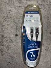 Ativa Cat 6 Network Cable 7ft- High Speed  Ethernet Cable.RJ 45 MALE/MALE. E picture