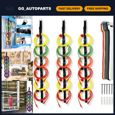 3 Pcs Extension Cord Organizer with 6 Slots, Cable Ties & Hardware Nails - Garag picture