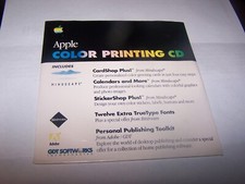 Vintage Apple Color Printing CD - 1996 picture