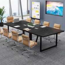 Conference Table 8FT 94.49x47.24x29.53 Meeting Wooden Tribesigns 94.49 47.24 picture