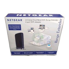 NETGEAR WN2500RP Universal Dual Band WiFi Range Extender, 4-port WiFi Adapter... picture