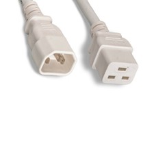 8Ft WHT Power Cord for Cisco Catalyst 4500 5500 Switches Jumper Cord PDU UPS picture