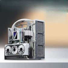 SOCA360Y SOC-A Open Frame PC Case ATX MATX ITX 360 Water Cooling PCIe5.0 GPU picture