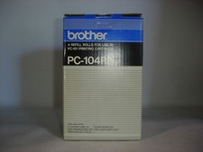 Genuine OEM Brother Black Refill Rolls for PC-101 Printing Cartridge (PC-104RF) picture