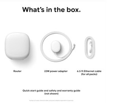Google Nest WiFi Pro 6E Mesh Router System 3-Pack Snow picture