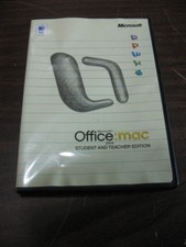 Microsoft Office Mac 2004 Student and Teacher Edition with 3 PC With S/N'S -S1 picture