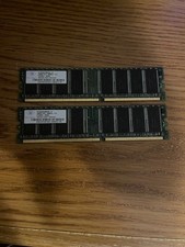 (2) Genuine Nanya (256 MB) PC Desktop Memory DIMM DDR PC3200U 400MHz CL3 picture