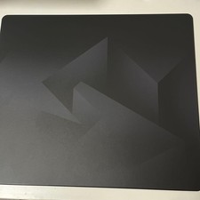 GLSSWRKS Polarity Glass Gaming Mouse Pad Black Standard Esports Mat 490x420mm JP picture