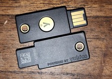 10 Yubikey Yubico Security Key NFC Type USB-A 2FA FIDO Used Multipack picture