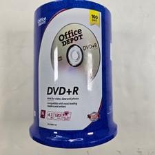Office Depot DVD Plus R 100 Pack 4.7GB 120 Min Blank Discs picture