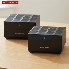 NETGEAR Nighthawk Advanced Whole Home Mesh Dual Band WiFi 6 System (MK72)–... picture