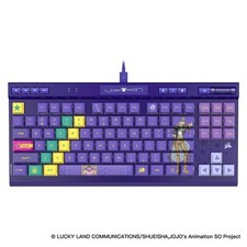 87 Keys Jojo’s Bizarre Adventure Kujo Jotaro K70 Rgb Tkl Pbt Mechanical Keyboard picture