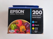Epson 200 4pk Combo Ink Cartridges - Black/Cyan/Magenta/Yellow -04.2028 Read picture